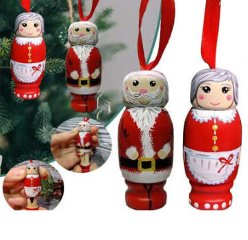 Home Fashion Simple Christmas Puppet Craft Pendant