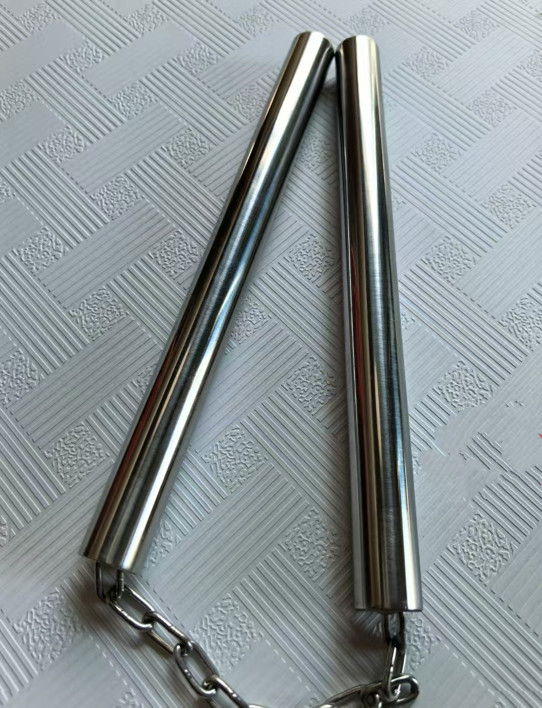 Stainless Steel Practice Nunchaku