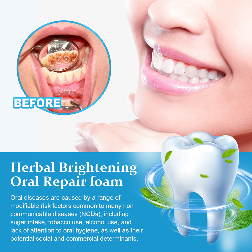 Herbal Bright White Teeth Mousse Toothpaste