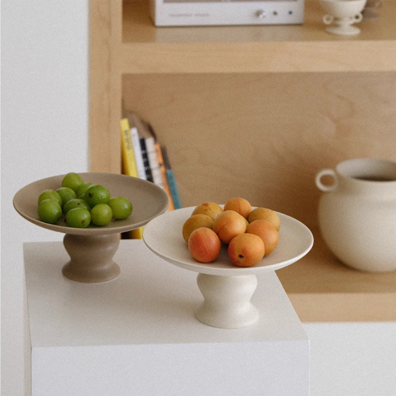 Ceramic Goblet Fruit Tray Decoration Ornaments
