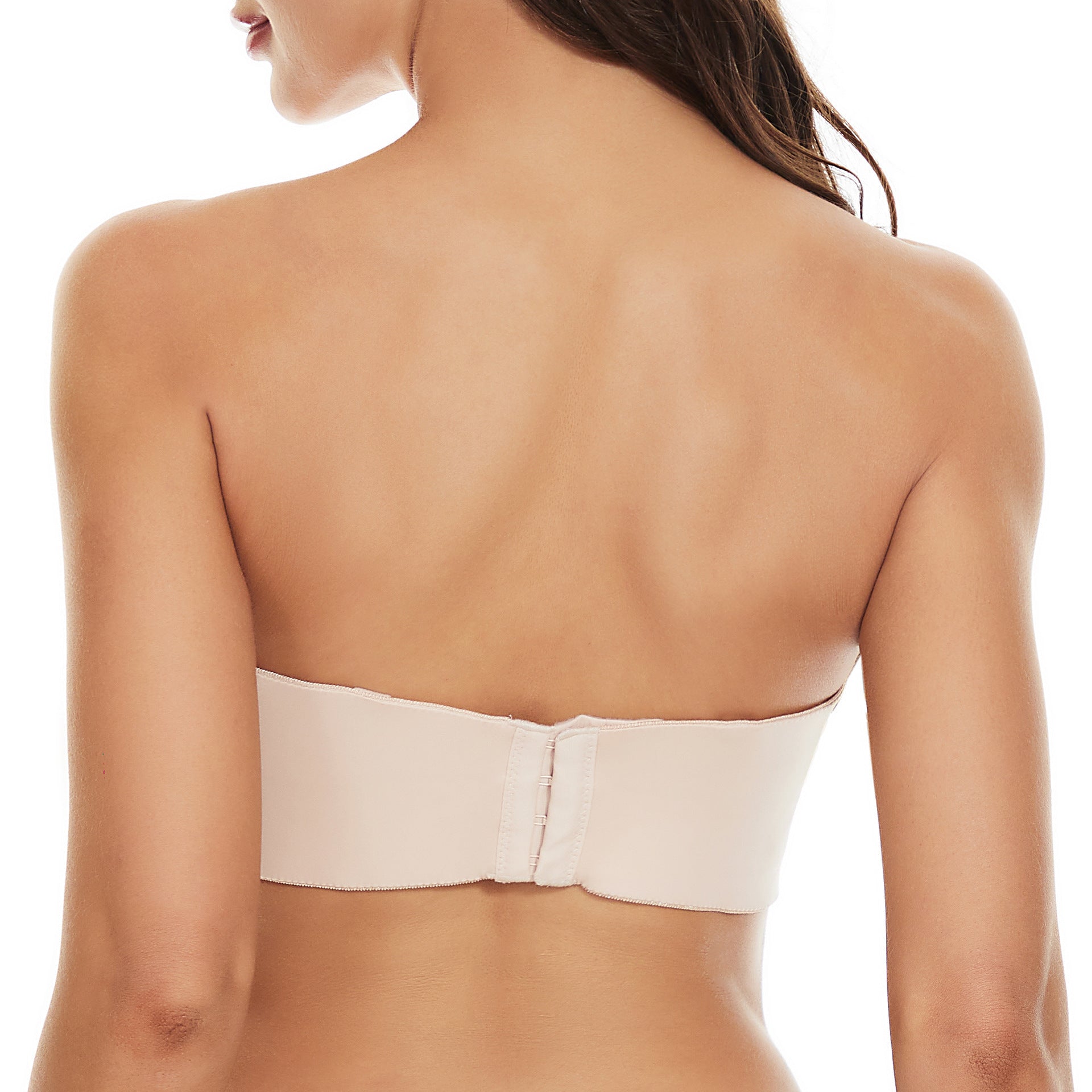Non-marking Invisible Removable Gathering Spaghetti Band Bra