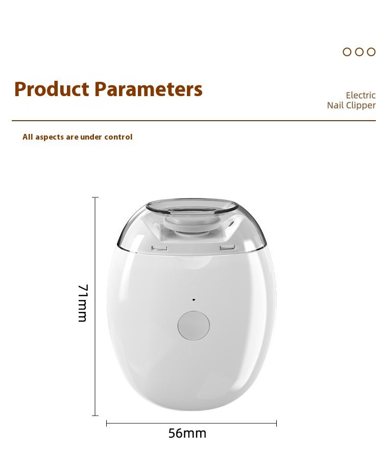 Baby Electric Nail Grinder USB Charging Household Nail Clippers