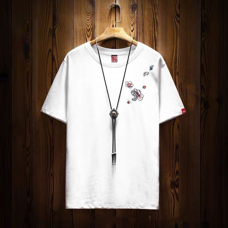 Men's Ethnic Style T-shirt Short Sleeve