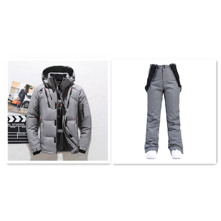 Men's Down Jacket Short Outdoor Sports Slim Fit Hoodie