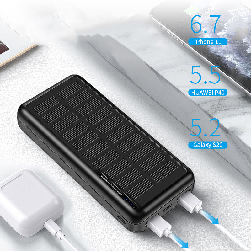 30000mAh Large Capacity Outdoor Emergency Mobile Phone Charging Treasure Fast