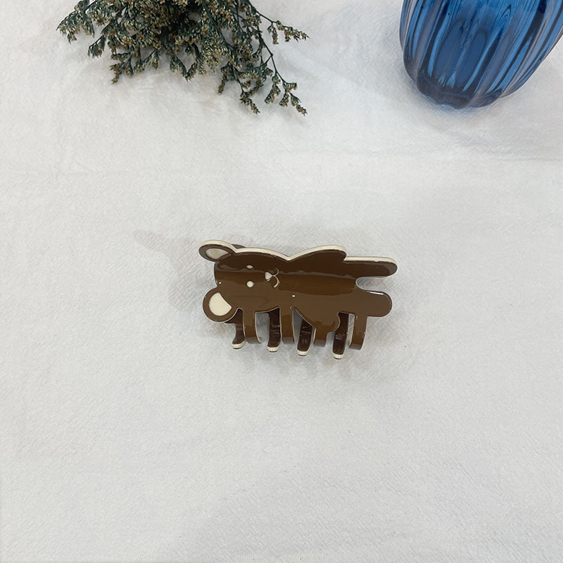 Cute Sweet Bear Shark Clip Updo Hairpin Hair Claw Hair