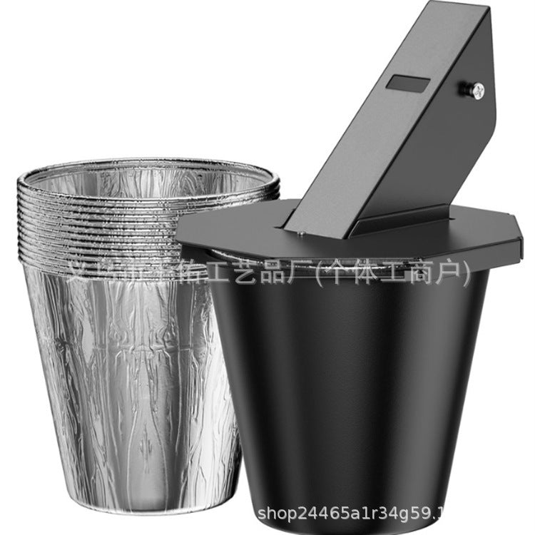 Smoked Drip Bucket With Lid Grease Catcher