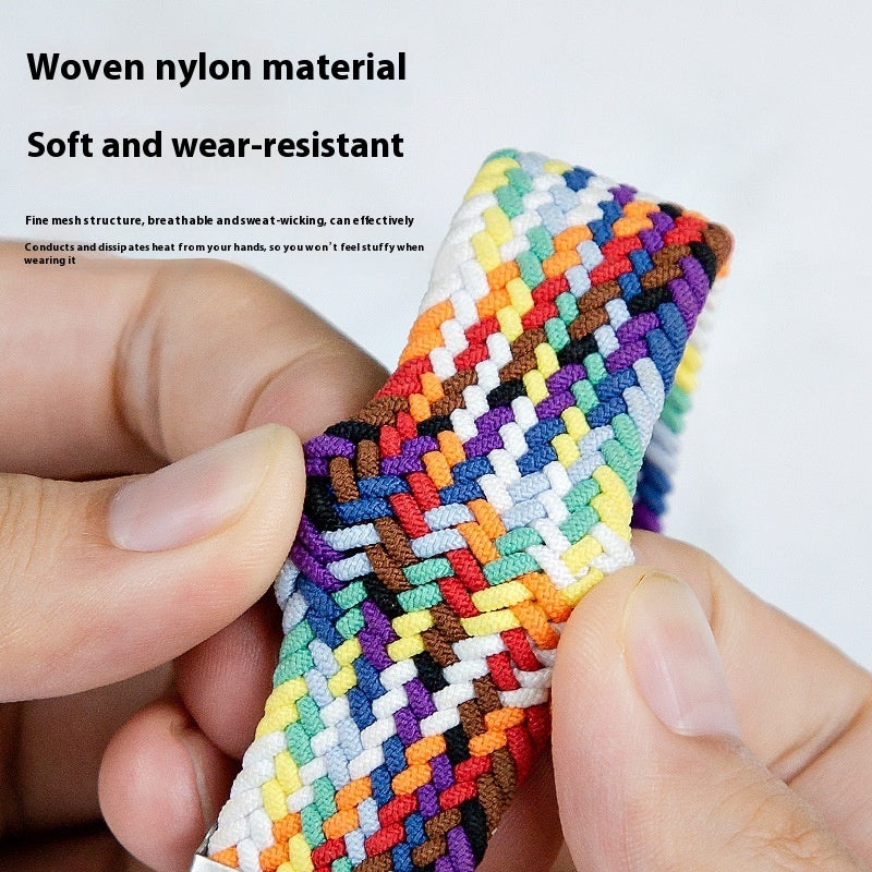 Applicable Watch Iwatch Parachute Buckle Nylon Woven Loop