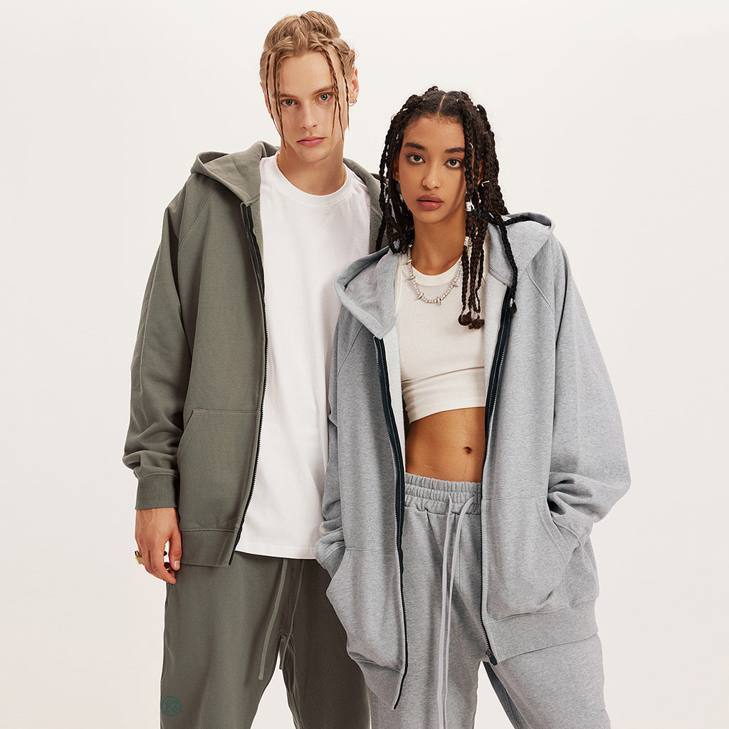 Men's Cardigan American Loose Lovers Zipper Sweater