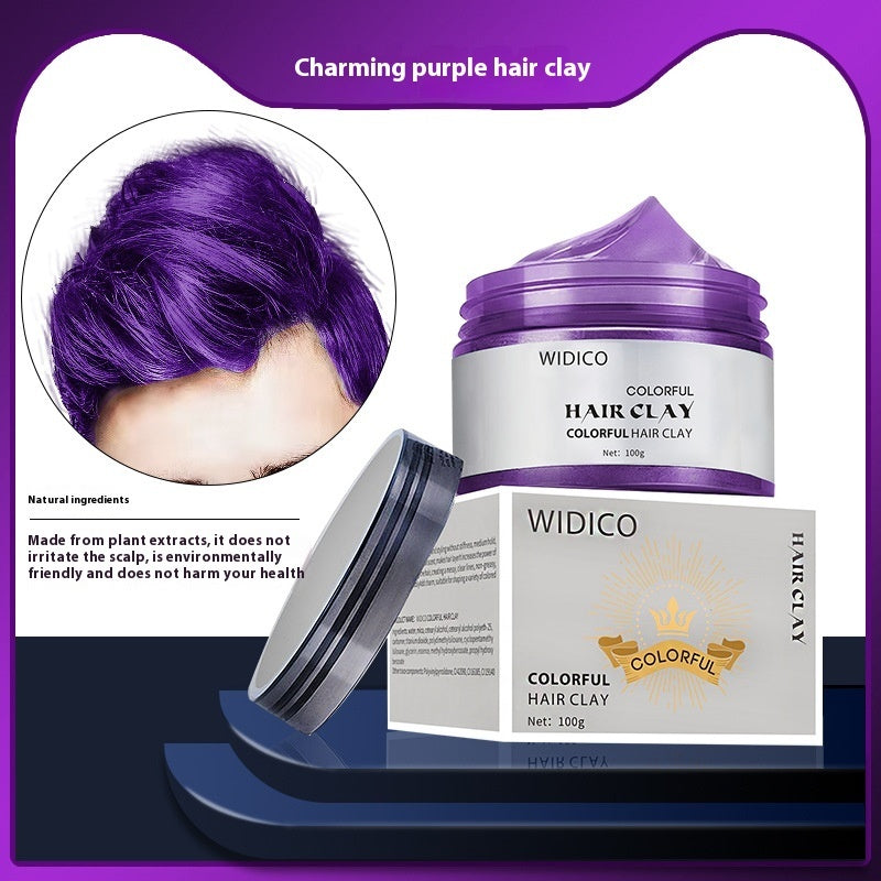 Disposable Color Hair Clay Pomade Shaping Lasting