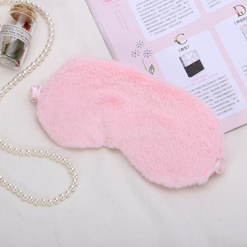 Home Fashion Sleep Plush Eye Mask
