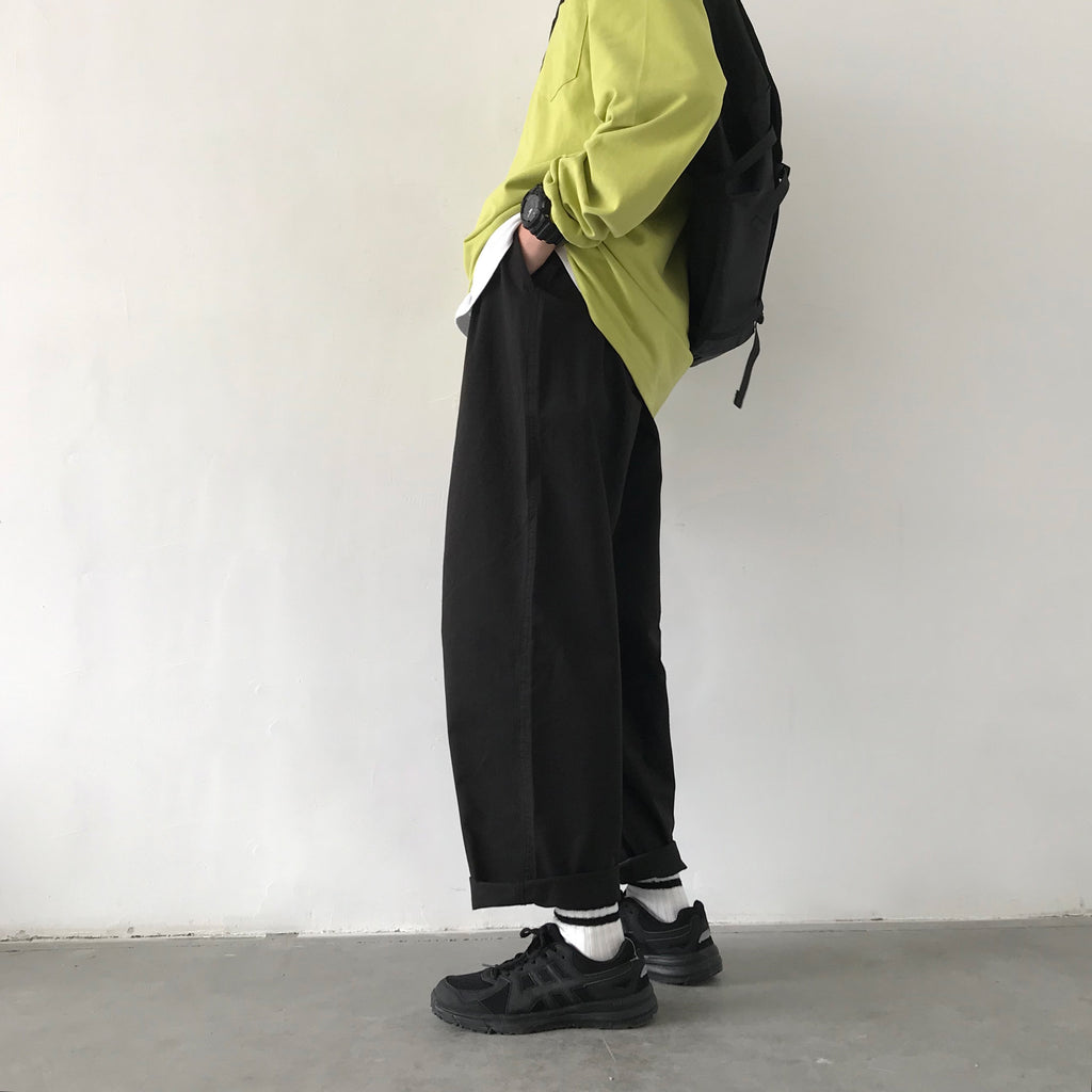 Autumn New Japanese-style Retro Four Seasons Commuter Bi Standby All-matching Casual Pants