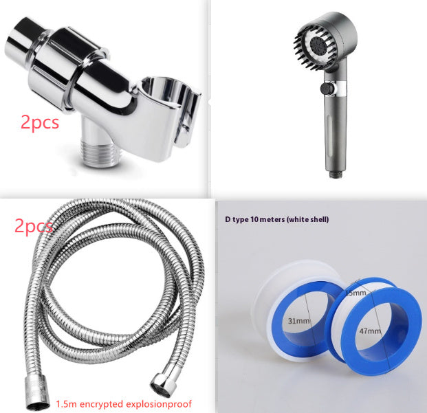 Snowflake Spray Filter Purified Water Pressurized Showerhead Nozzle