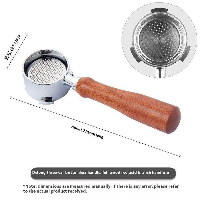 51mm Coffee Machine Handle Modified Solid Wood Handle