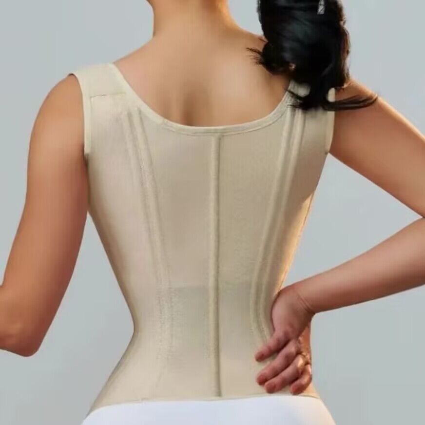 High Elastic Mesh Waist Seal Court Belly Contracting And Slimming Waistband Zipper Breasted Vintage Corset