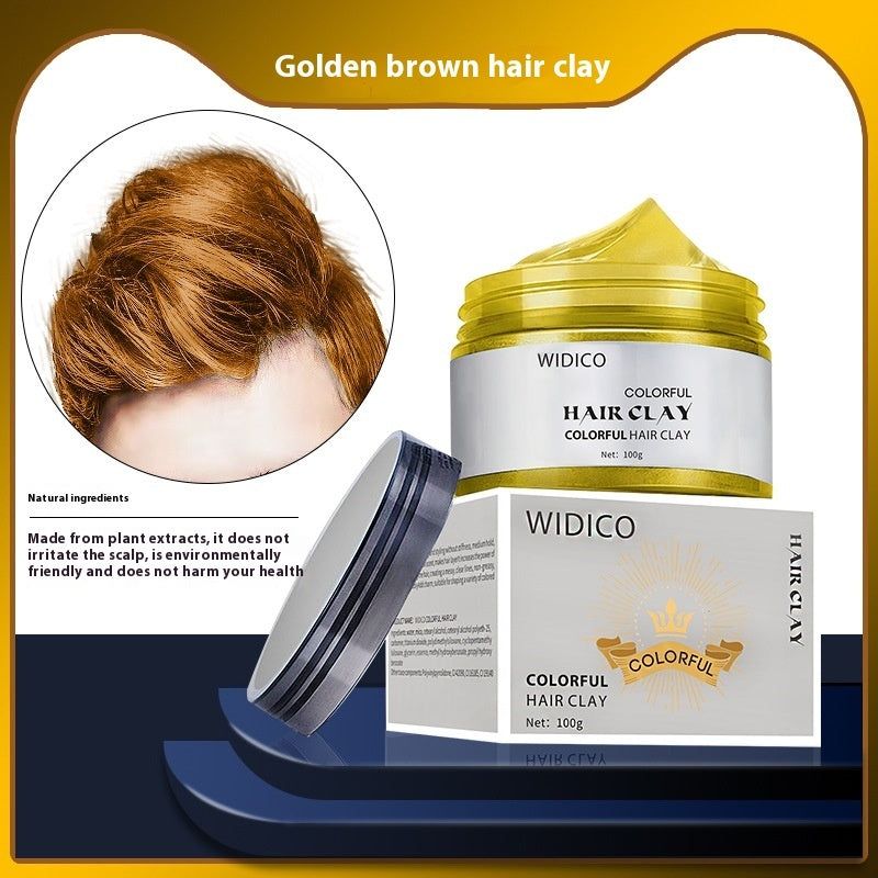 Disposable Color Hair Clay Pomade Shaping Lasting