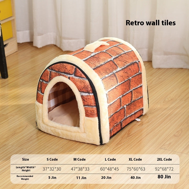 Four Seasons Universal Dog Pet Supplies Cat Nest Removable And Washable