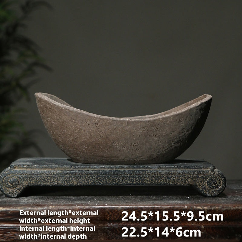 Purple Clay Flower Pot Southern Barbarian Alien Creativity