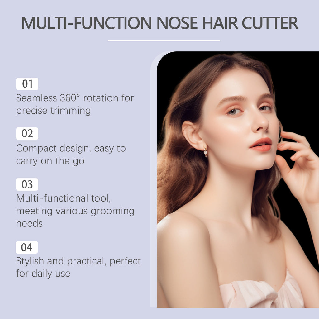 Multifunctional Nose Hair Trimmer Gentle Cleaning