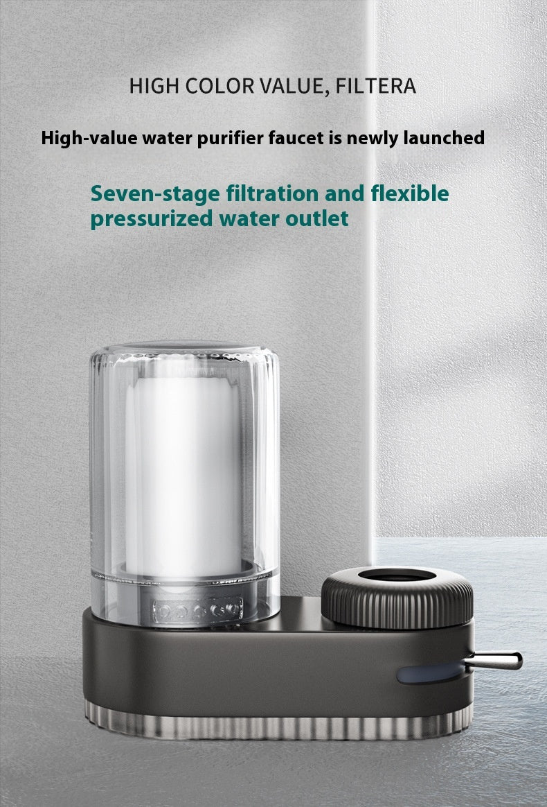 Installation-free Faucet Water Purifier Purification Direct Drink Front Filter Household One Machine Two