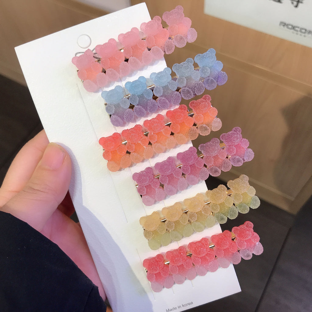 Cartoon Cute Girl Side Clip Sweet Bang Hairpin Hair Accessories For Women