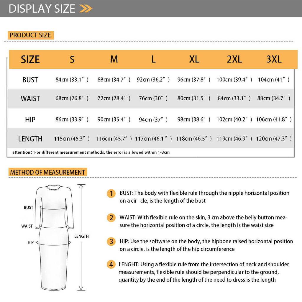 Polynesian Temperament Women's Long Sleeve Dress