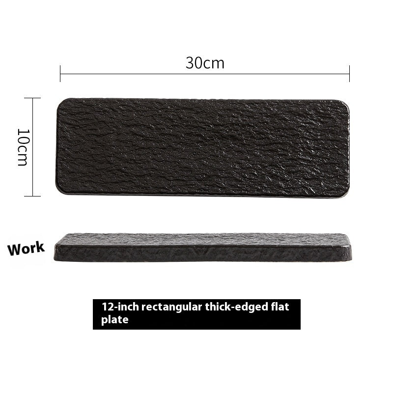 Creative Rock Pattern Home Sushi Plate