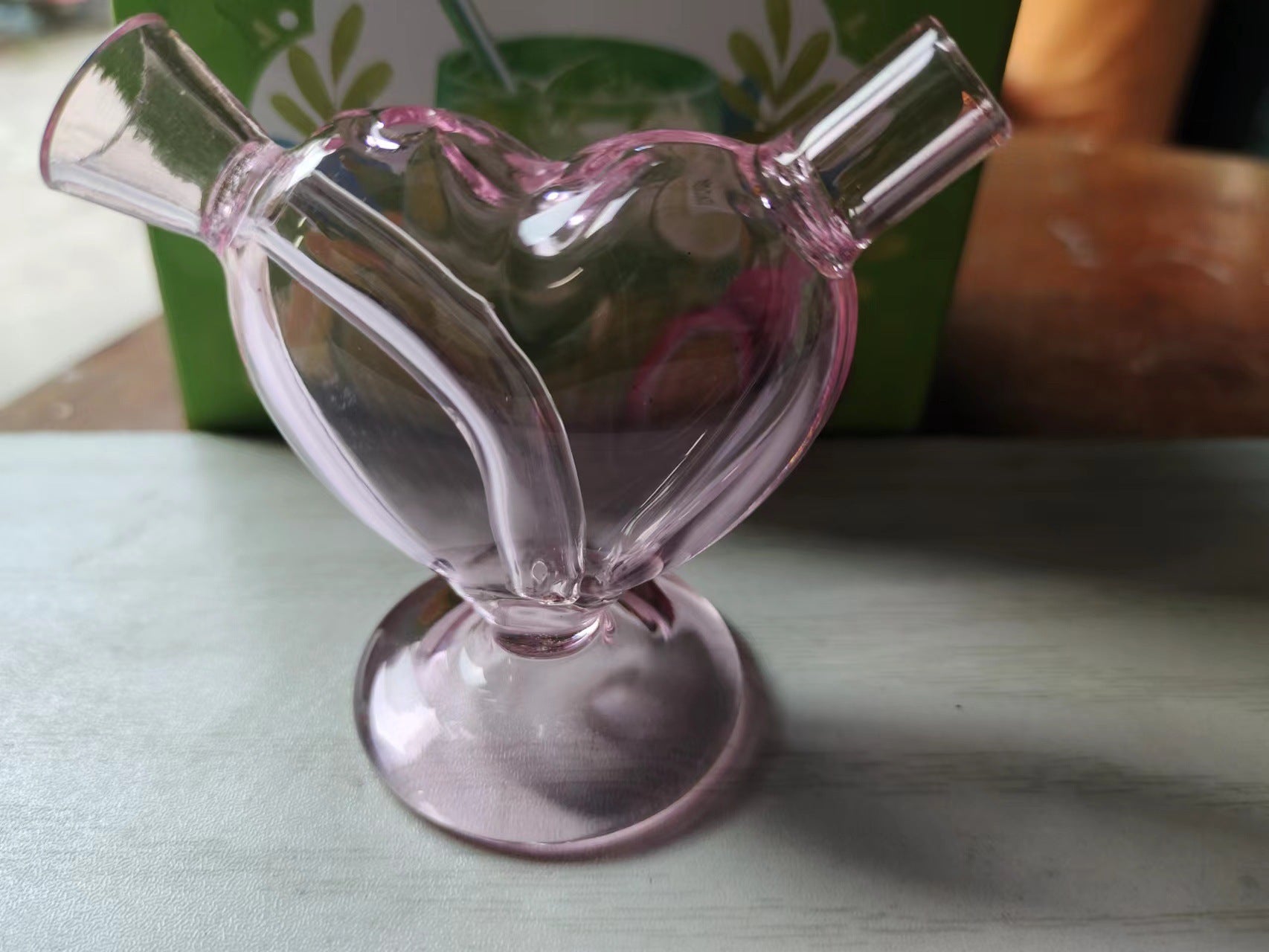 Colorful Transparent Glass Love Crafts