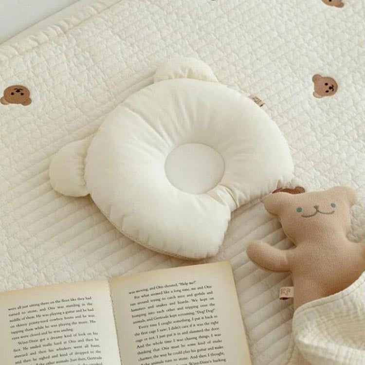 Baby Bear Ear Pillow Baby Correct Head Shape Breathable Headrest