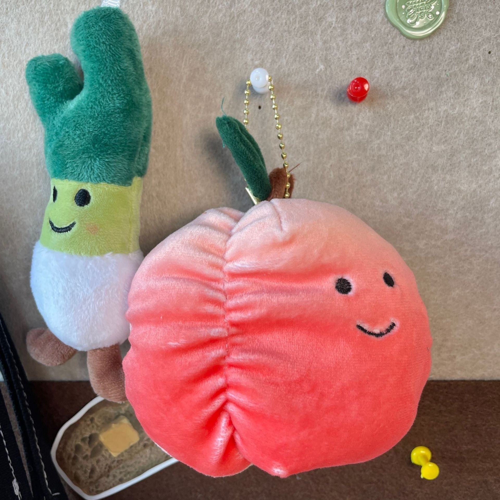 Creative Plush Cute Fruit Keychain Pendant