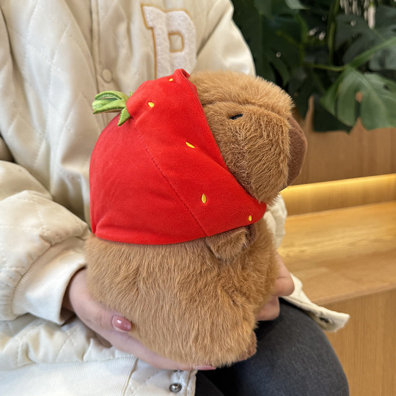 Birthday Hat Capabala Cute Capybara Plush Toy