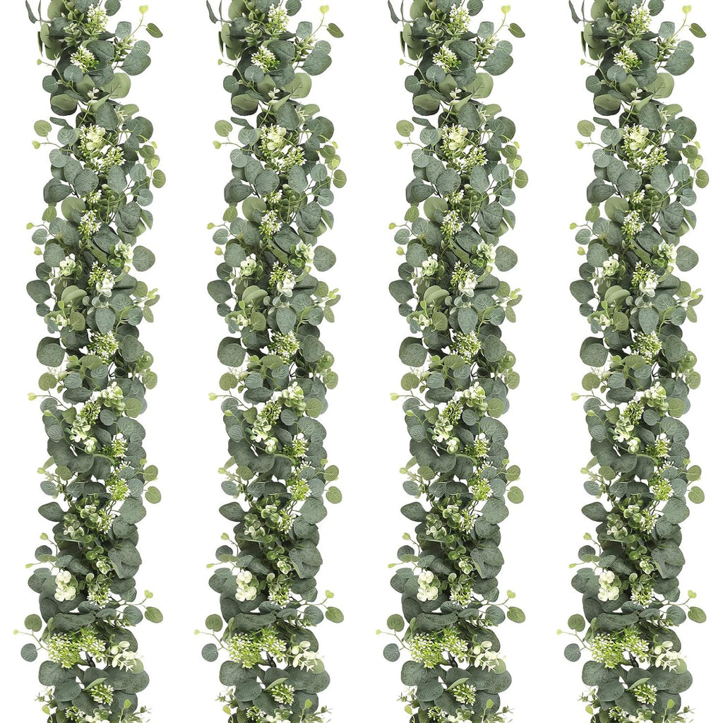 Artificial Eucalyptus Leaves Berry Vine Zamioculcas Leaves Rattan