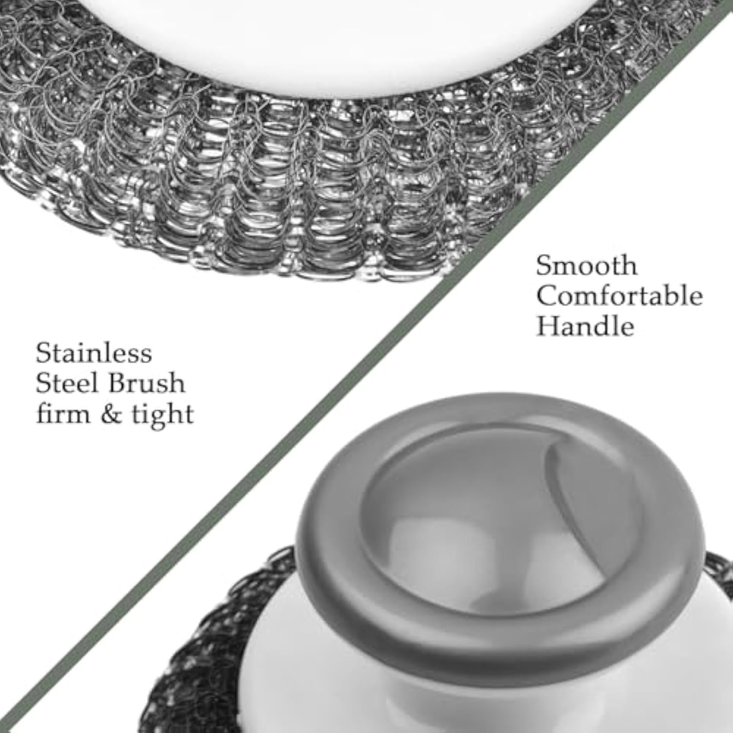 Stainless Steel Wool Scrubber, Scrubbing Scouring Pad, Steel Wool Scrubber For Kitchens, Bathroom And Kitchen Pots, Pans, Sink