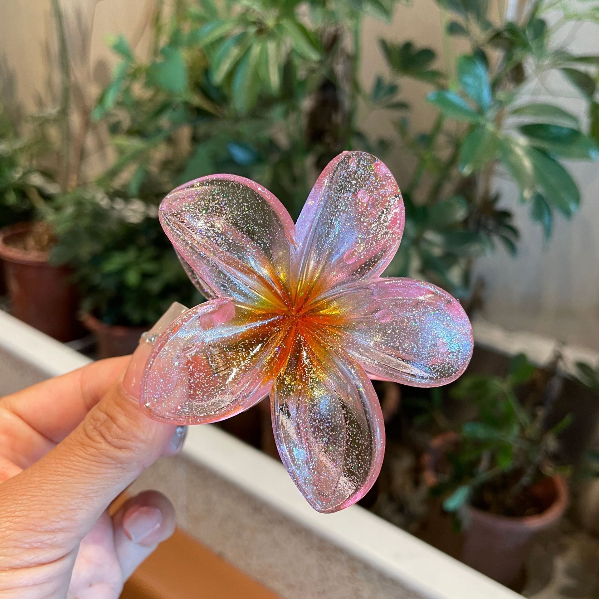 Flower Barrettes Women's Colorful Updo Gadget Hair Accessories