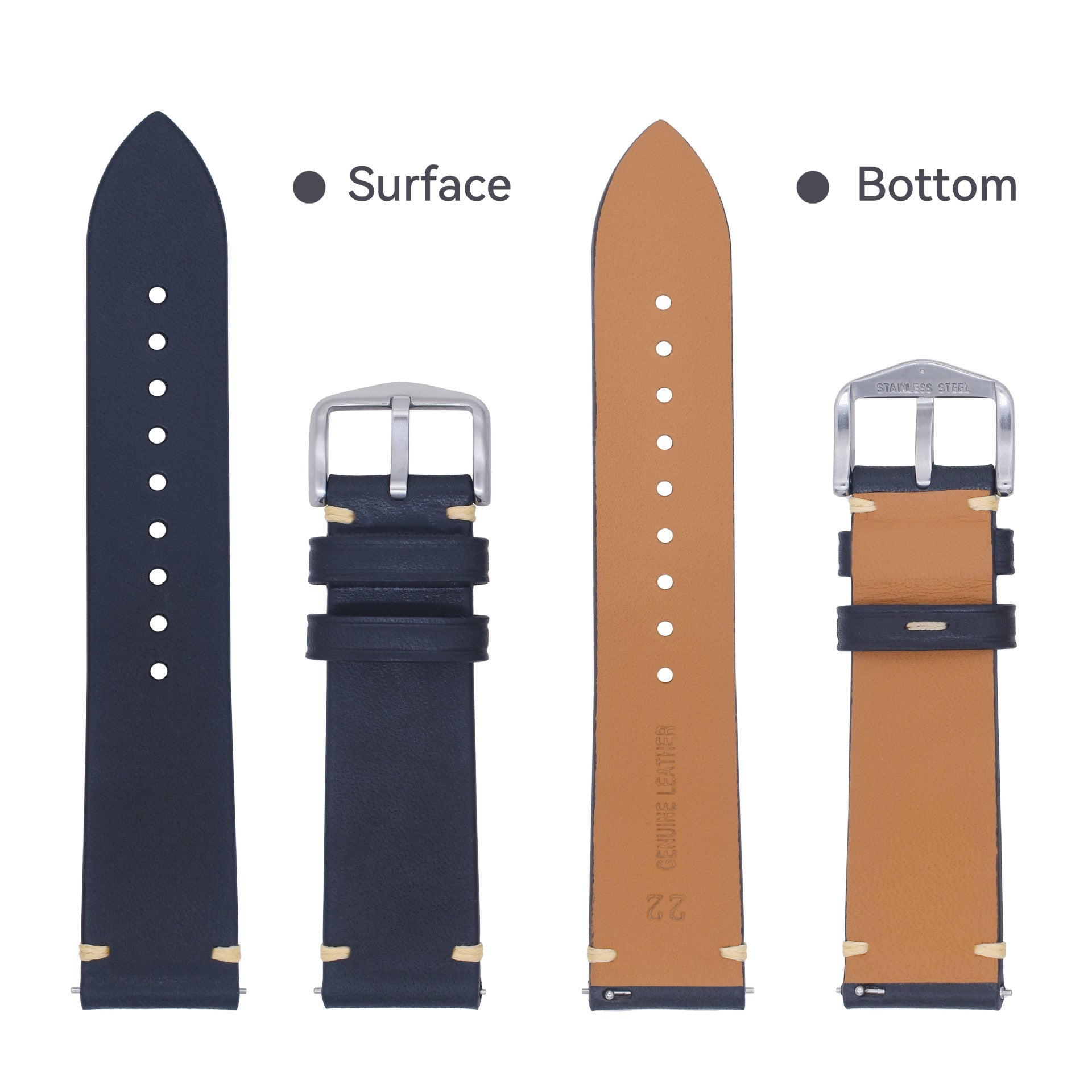 Frosted Cowhide Wristband Men And Women