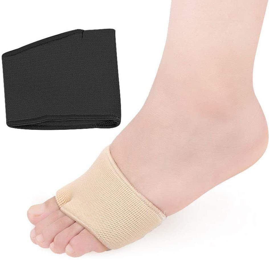 Forefoot Pad Toe Separator Protective Cover Hallux Valgus Separator Plus Silicone Super Soft Shock Absorption Massage Foot Protector