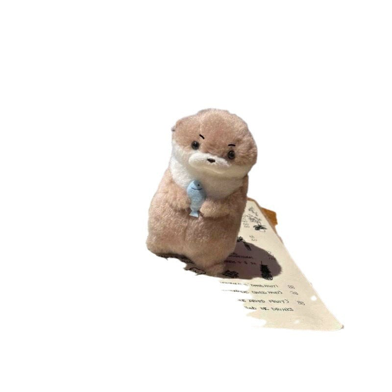 Cute Little Otter Stuffed Fish Doll