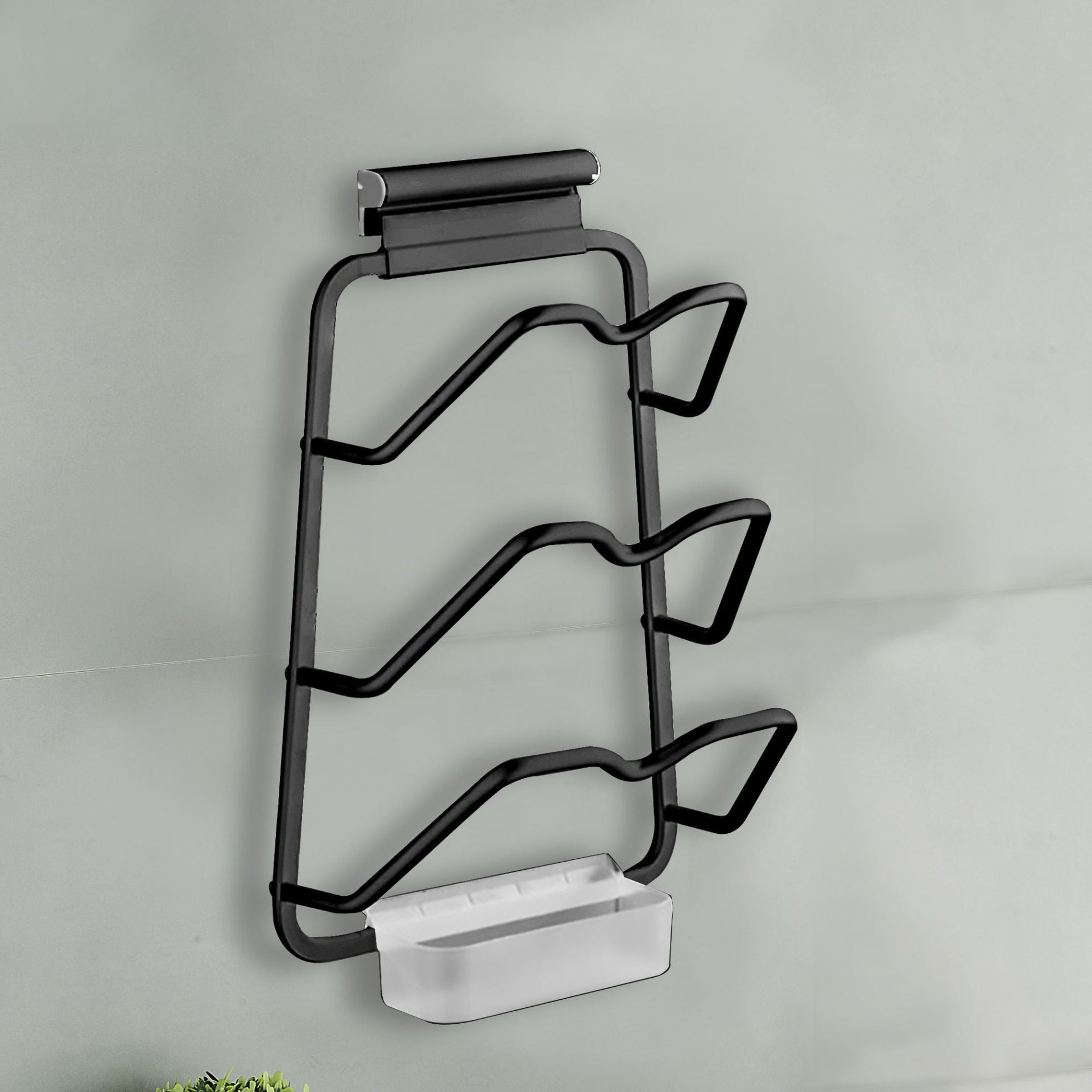 Pot Lid Rack Wall-mounted Alumimum