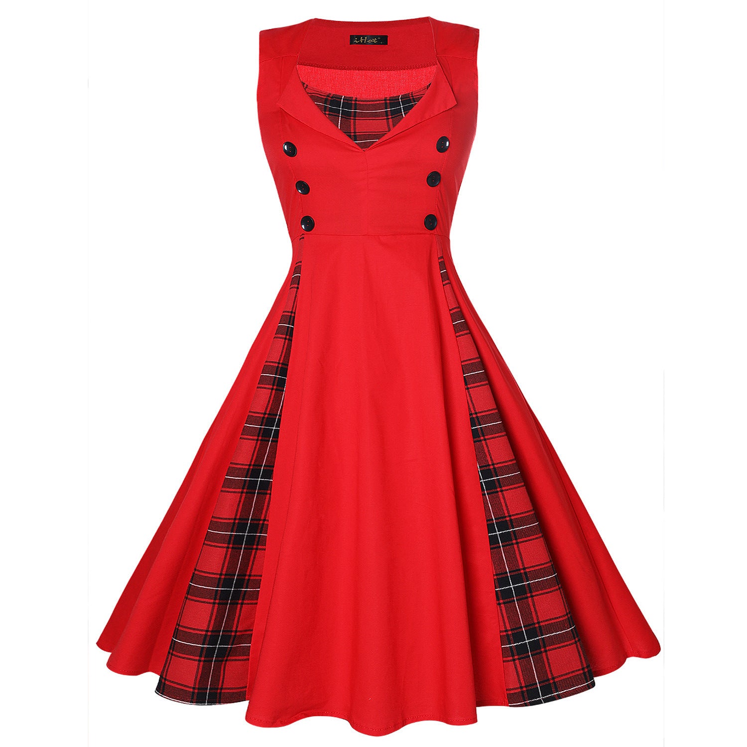 Women's Waist-tight Large Swing Hepburn Style Elegant Retro Dress