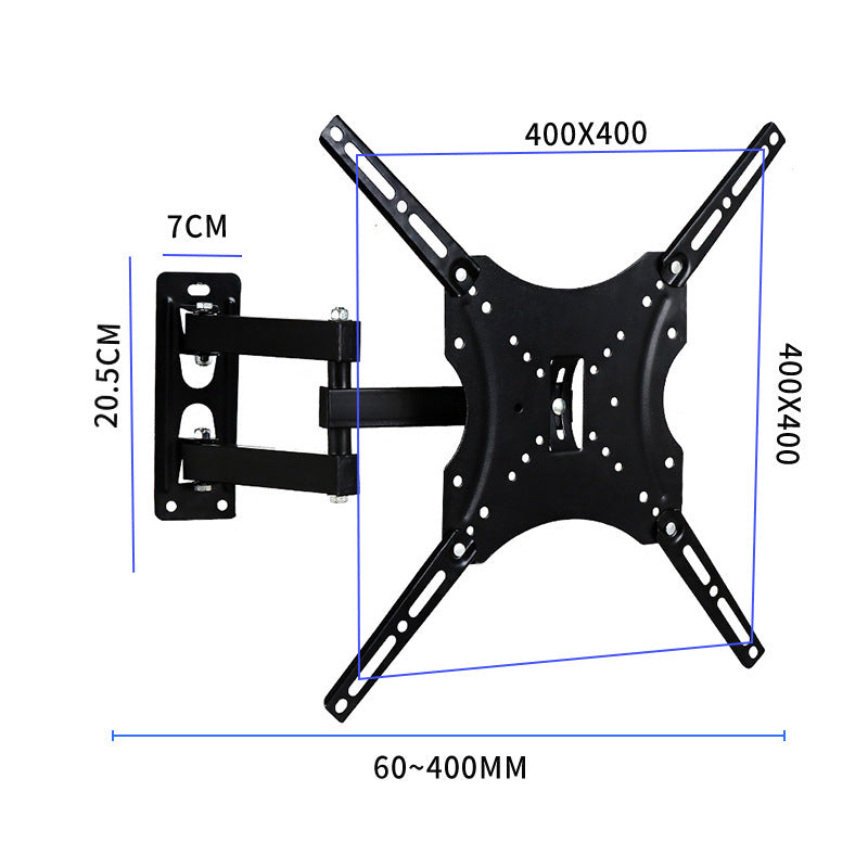 Multifunctional TV Wall Monitor Telescopic Rotary Rack