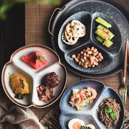 Breakfast Compartments Plate Dish Household