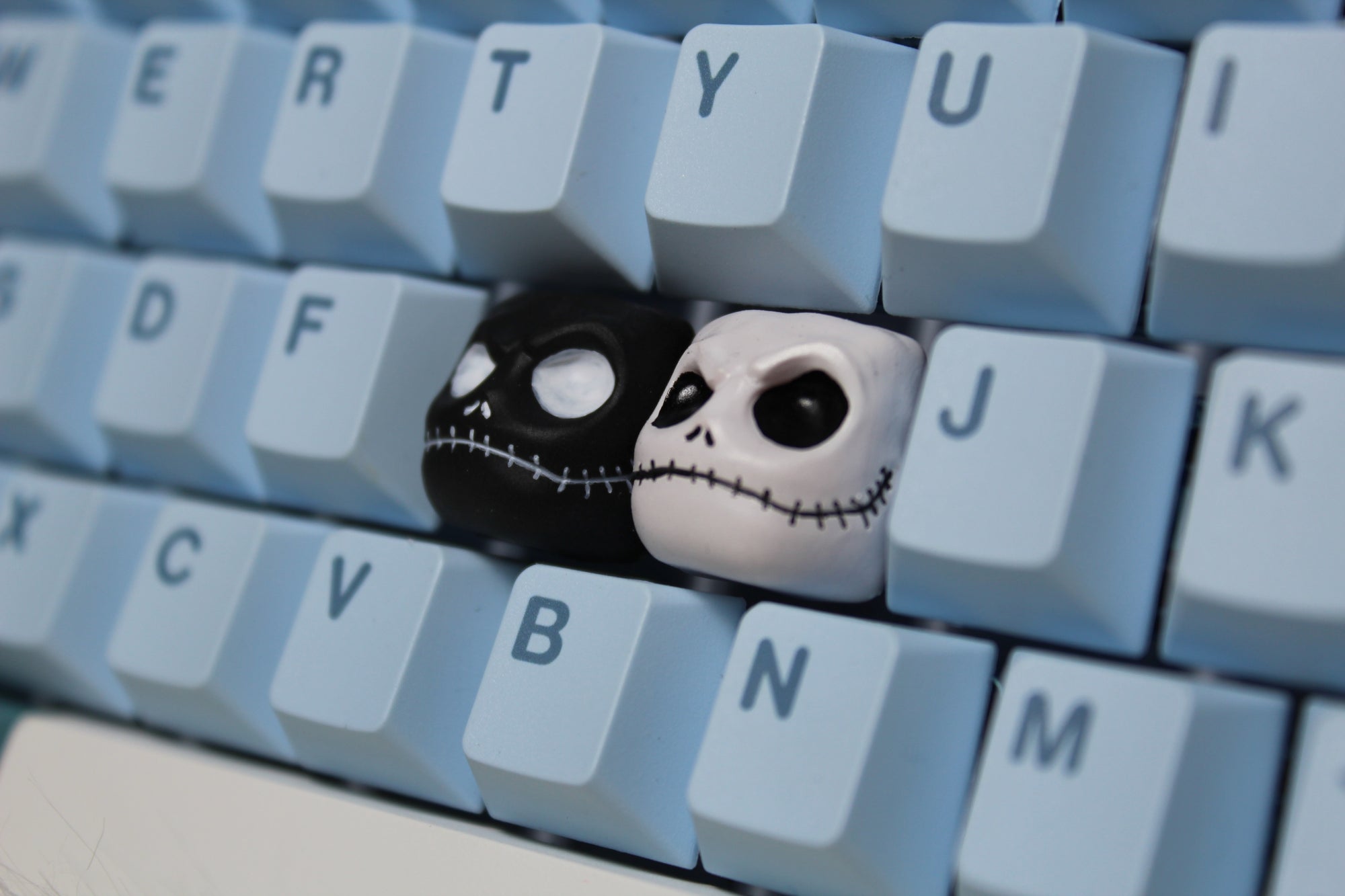 A Christmas Night Pumpkin King Keycap