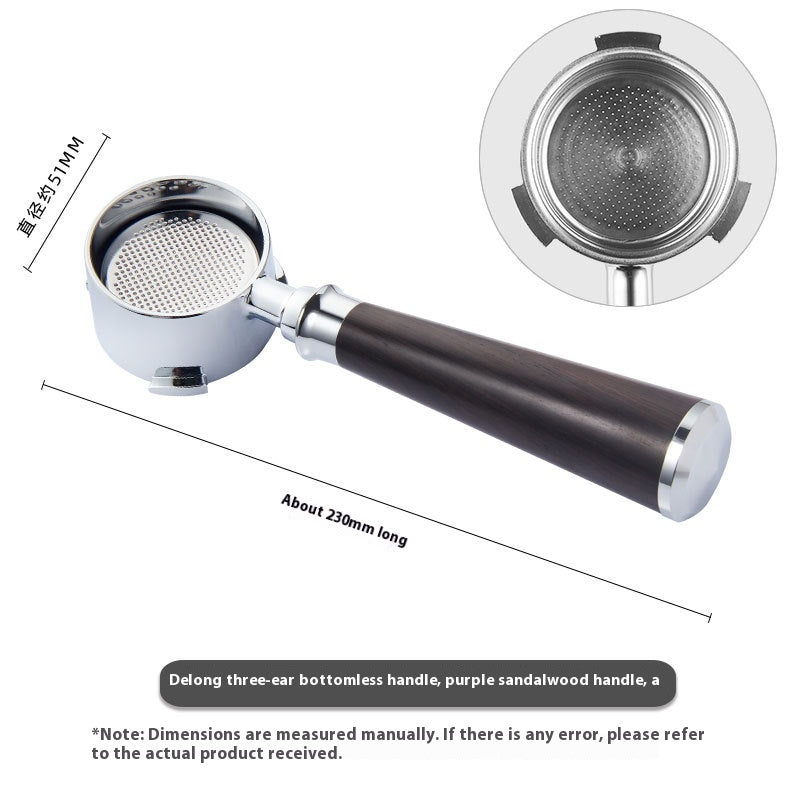 51mm Coffee Machine Handle Modified Solid Wood Handle