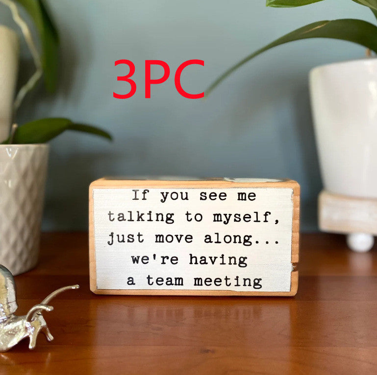 English Letters Desktop Ornaments