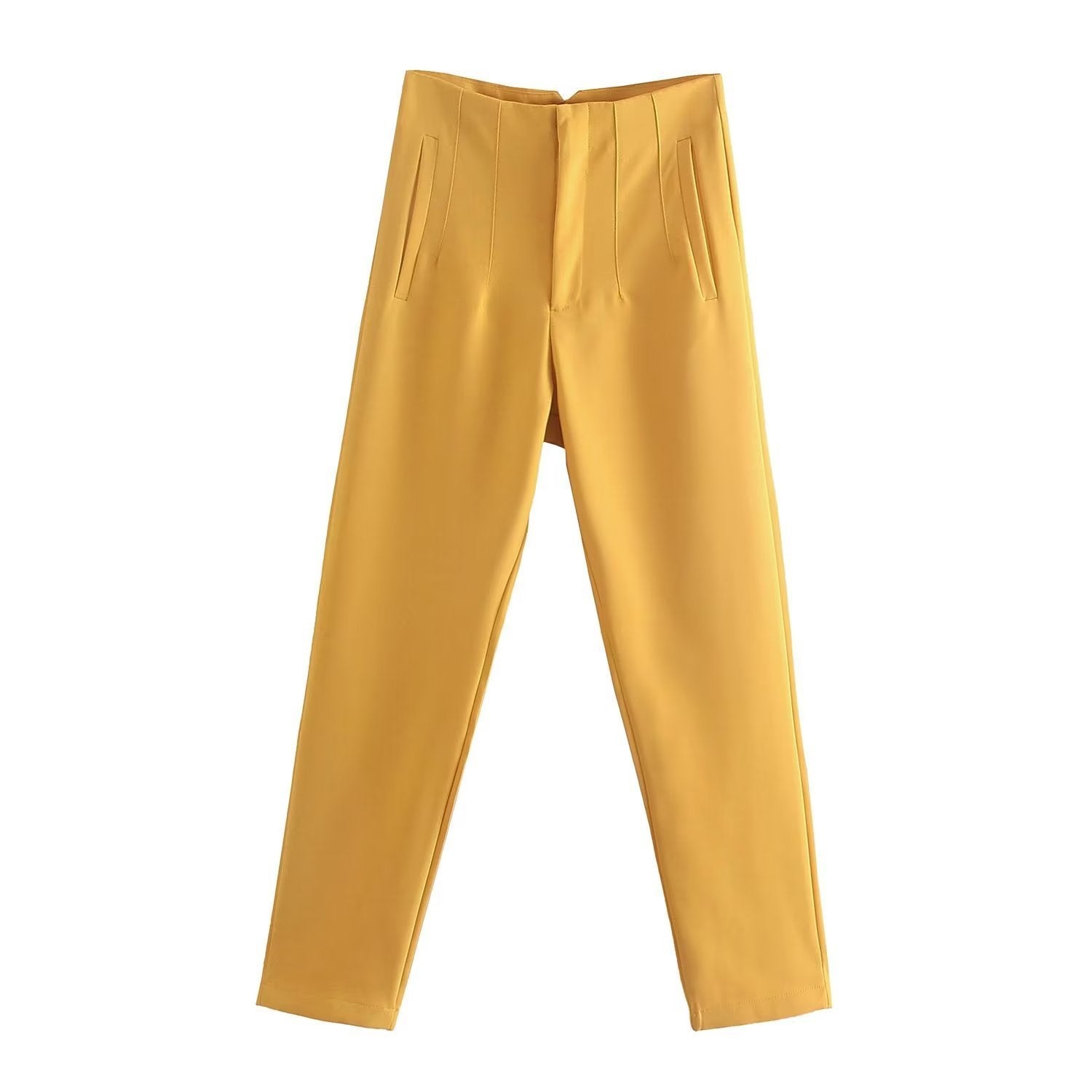 Cross-border Wholesale Women's Clothing Women's 35-color High Waist Trousers Straight Casual Pants