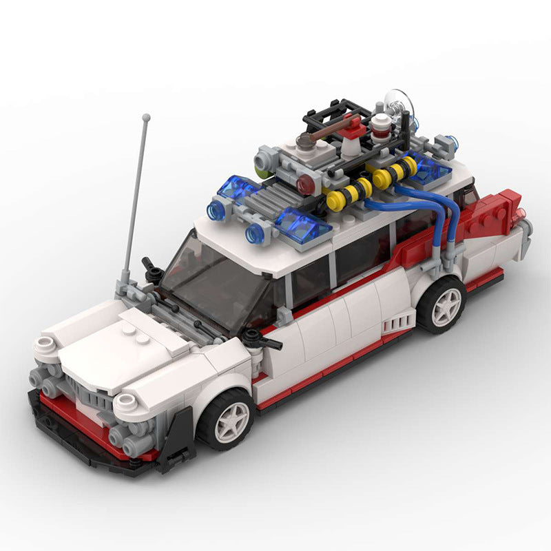 Building Blocks MOC Mini Ghost-catching Team Ghost-catching Car Puzzle Plug-in