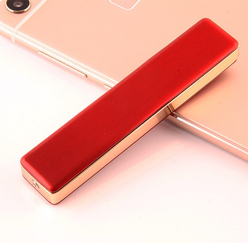 Metal Windproof USB Charging Electric Hot Wire Cigarette Lighter