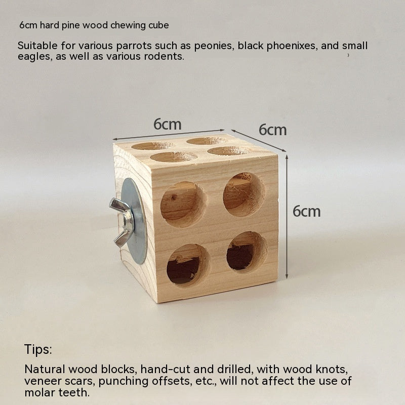 Grinding Mouth Destruction Rubik's Cube Platform Fir Pine Toy