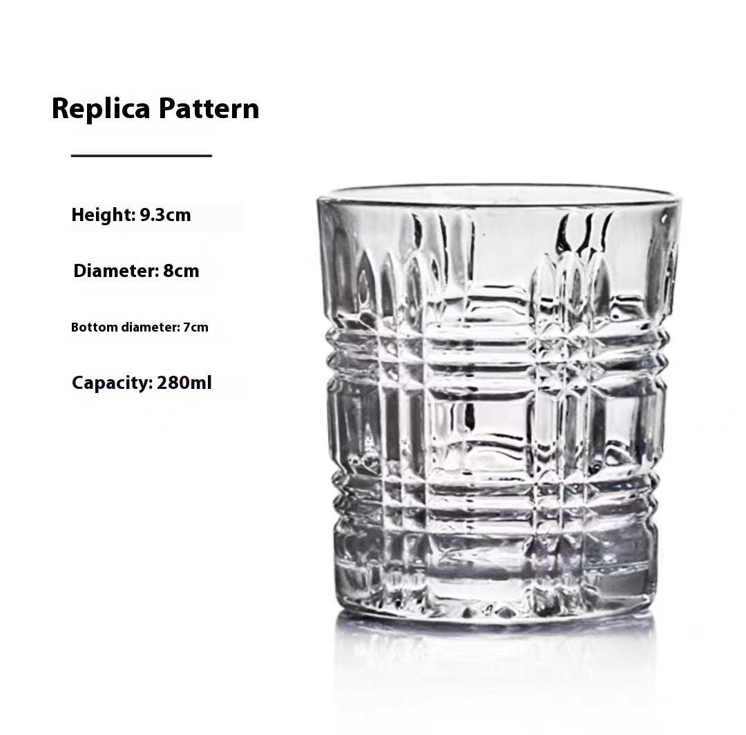 Whiskey Pure Drink Internet Celebrity Beer Brandy Glass Household High-end Classical Foreign Wine Bar Cup