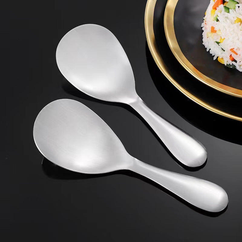 Stainless Steel Meal Spoon Long Handle Large Household